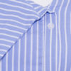 Blue Shirt Dress Striped Bodycon Casual Dress - Image 3