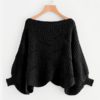 Boat Neck Autumn Casual Women Sweaters