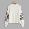 Casual Round Neck Long Sleeve Sweater - Image 4