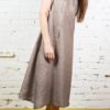 Casual Women Loose Solid Color Dress - Image 3