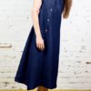 Casual Women Loose Solid Color Dress - Image 9