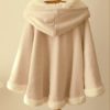 Cat Embroidery Hooded Fleece Coat - Image 3