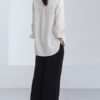 Cotton Long Sleeve Casual Blouse - Image 8