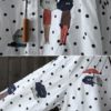 Dot Lapel Long Sleeve Shirt Blouse - Image 4