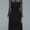 Elegant Lace Patchwork Bell Vintage Dress - Image 6