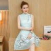 Embroidery Vintage Elegant Party Dresses