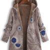 Ethnic Print Fleece Hooded Coat - Image 15