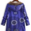 Ethnic Print Fleece Hooded Coat - Image 4
