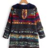 Ethnic Print Hoodded Coat - Image 3