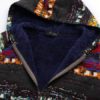 Ethnic Print Hoodded Coat - Image 4