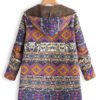Ethnic Print Hooded Coat - Image 4