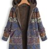 Ethnic Print Hooded Coat - Image 5