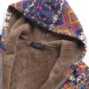 Ethnic Print Hooded Coat - Image 8