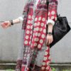 Ethnic Print Long Thin Coat - Image 6