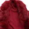 Faux Fur Layered Women Cloak Coats - Image 10