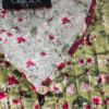 Floral Print Patchwork 3/4 Sleeve Blouse - Image 7