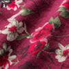 Floral Print Patchwork 3/4 Sleeve Blouse - Image 9
