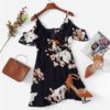 Multicolor Boho Floral Print Summer Women Casual Beach Dress - Image 6
