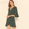 Floral Summer Bohemian Beach Casual Mini Dresses - Image 2