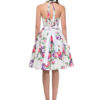 Floral Vintage Flowers Printed Retro Dress - Image 2