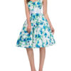 Floral Vintage Flowers Printed Retro Dress - Image 8