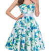 Floral Vintage Flowers Printed Retro Dress - Image 6