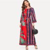 Spring Flounce Sleeve Bohemian Elegant Maxi Dresses - Image 4