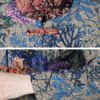 Frog Button Floral Print Vintage Coat - Image 8