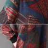 Geometric Print Patchwork Vintage Dress - Image 11