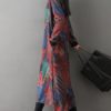 Geometric Print Patchwork Vintage Dress - Image 8