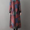 Geometric Print Patchwork Vintage Dress - Image 9