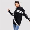 Striped Long Sweatshirt Autumn Casual Campus Women Sweatshirts - Image 4