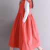 Hooded Women Corduroy Vintage Dress - Image 7
