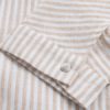 Irregular Loose Stripe V Neck Blouse - Image 8