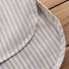 Irregular Loose Stripe V Neck Blouse - Image 9