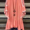 Lace Patchwork Irregular Hem Blouse - Image 3