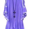 Lace Patchwork Irregular Hem Blouse - Image 5