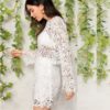 Lace Skinny Women Spring Twopiece - Image 4