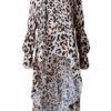 Long Sleeve Irregular Hem Blouse - Image 7