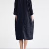 Loose V-Neck 3/4 Sleeve Dress with Pockets - Image 7