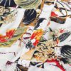 Patchwork Short Sleeve Rayon Blouses - Image 6