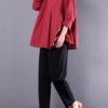 Plaid Long Sleeve Vintage Blouse - Image 7