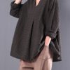 Plaid Long Sleeve Vintage Blouse - Image 8