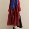 Pockets Floral Print Vintage Dress