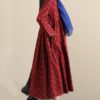 Pockets Floral Print Vintage Dress - Image 3