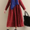 Pockets Floral Print Vintage Dress - Image 4