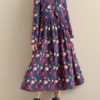 Pockets Floral Print Vintage Dress - Image 6