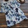 Polka Dot Print Buttons Blouse