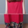 Print Patchwork Sleeveless Vintage Dresses - Image 7