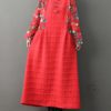 Retro Women Chinese Style with Pockets - Image 2